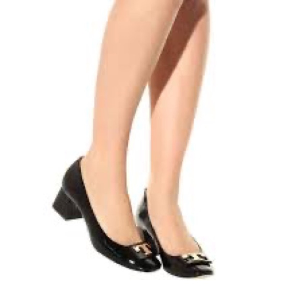 Tory Burch Gigi Pumps (Patent Black)